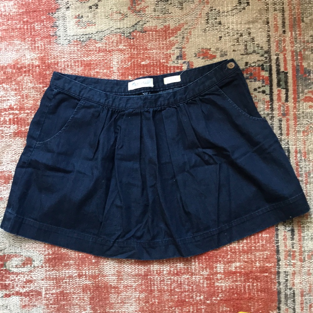 Madewell A Line Denim Mini Skirt sz 29